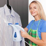 Portable Garment Steamer - Handheld Clothes Fabric Steam Iron for Professional Travel or Home - Quick Heating... N5