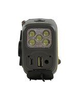Kaito KA350GN Voyager Trek Solar/Crank AM/FM/SW NOAA Weather Radio with 5-LED Flashlight, Green N4