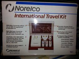 New Norelco INTERNATIONAL TRAVEL KIT/ Model TK 1