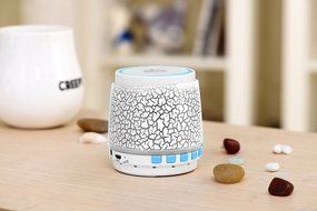 Bluetooth Speakers Vanten Mini Portable Stereo Glow in the Dark Sparkle Neon Flashlight LED with Built-in Mic... N14