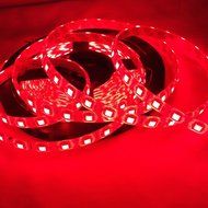 TOP YAO 16.4ft 3528 120led/m SMD Flexible Ribbon 600 LED 9.6w/m Waterproof Cuttable Strip Light for Home Party... N11