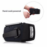 OUTERDO Dynamo Emergency Radio Solar Hand Crank Self Powered AM/FM/NOAA/WB Weather Radio, LED Flashlight,Phone... N5