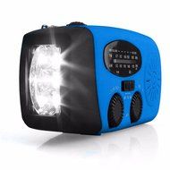 OUTERDO Dynamo Emergency Radio Solar Hand Crank Self Powered AM/FM/NOAA/WB Weather Radio, LED Flashlight,Phone... N8