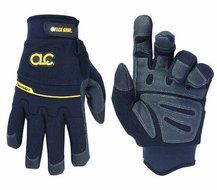 Custom Leathercraft 173L Thunder XtraCoverage Flex Grip Work Gloves, Large by Custom Leathercraft