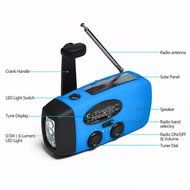 OUTERDO Dynamo Emergency Radio Solar Hand Crank Self Powered AM/FM/NOAA/WB Weather Radio, LED Flashlight,Phone... N9