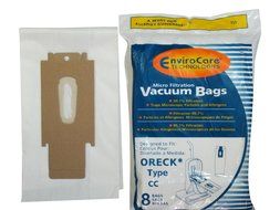EnviroCare Oreck Vacuum Cleaner Bags To Fit Style Cc and All Upright Models, X-Large, 8 Pack