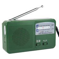 TIVDIO RD-369 Dynamo Emergency Solar Hand Crank Self Powered Analog FM/AM Radio LED Flashlight Smart Phone Charger... N7