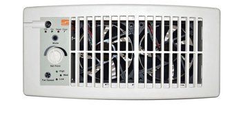 Suncourt Flush Fit Register Air Booster Fan and Flush Fit Mount Adaptor
