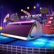 Aolaifo 3D HD Bluetooth Wireless Speaker for 10 Hours Music Streaming &amp; Hands-Free Calling with Passive Sub Woofer... N9
