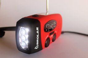 Emergency Solar Hand Crank Radio Self Powered AM/FM - NOAA Weather Radio, Survival LED Flashlight, Smart Phone... N5