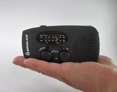 Emergency Solar Hand Crank Radio Self Powered AM/FM - NOAA Weather Radio, Survival LED Flashlight, Smart Phone... N6