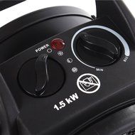 PROWARM Fan Forced Ceramic Portable Electric Heater with Adjustable Thermostat 20/750/1500W N4