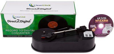 ClearClick Direct To Digital Record Converter with LP To CD Wizard 2.0 Software N4