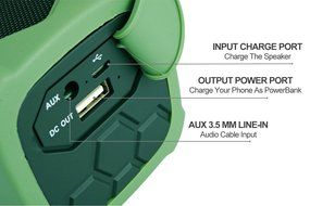 Wireless Portable Outdoor Sport Waterproof Shower Bluetooth Speaker 4.0 NFC Shockproof Dustproof 3D Sound,Power... N6