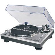 Audio-Technica AT-LP120-USB Direct-Drive Professional Turntable in Silver bundled with the AT-6012 record cleaner... N3