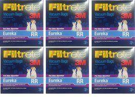 3M Filtrete Eureka RR MicroAllergen Bags with Carbon for Odor absorber,3 packs = 9 bags package N2