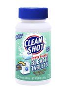 Clean Shot Bleach Tablets - 32 Ct. Concentrated Bleach for Laundry, Kitchen, Bathroom - Fresh Linen Scent N3