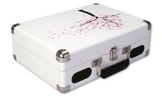 Vinyl Styl Groove Portable 3 Speed Turntable (Cherry Blossom) N4