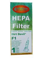 (3) Dirt Devil F1 Bagless Upright Vision Pleated HEPA filter, Breeze, Featherlite, Jaguar, Kinetix self Propelled...