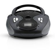 Bluetooth CD/MP3 Boombox AM/FM Tuner with Digital Display Memorex MP3451BLK - Black (Refurbished) N2