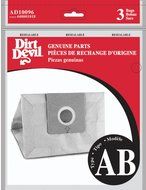 Dirt Devil Type AB Vacuum Bags (3-Pack), AD10096 N2