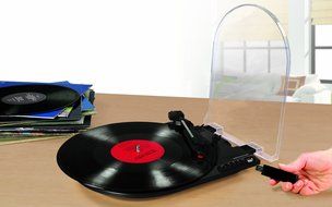 ION IT28 Quick Play Flash Conversion Turntable with USB Flash Drive N2
