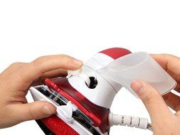 VANRA Mini Travel Iron Ultra-Portable Travel Steamer Iron Dry Iron 800w with Rotatable Handle, Built-in Fuse and... N8