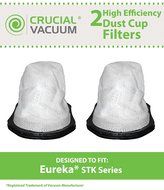 2 Eureka STK Quick Series Allergen Dust Cup Filters, Designed To Fit Eureka STK Quick Series 96B, 162A, 164B 169A...