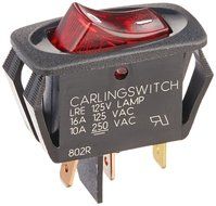 Oreck Switch, Kit Lighted with 1/8" Terminals Type 6/7