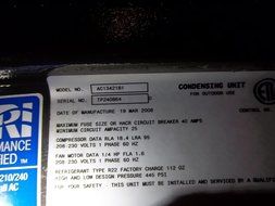 Thermo Pride New AC Condenser AC13421B1 ACC-6775 N2