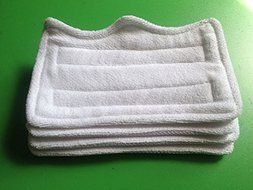 SHP-ZONE 4 Packs Euro Pro Shark Steam Mop Replacement Microfiber Pads S3250 S3101 (set of 4)