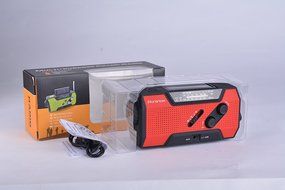 iRonsnow IS-090 Solar Hand Crank AM/FM/NOAA/WB Weather Radio, Self-Powered Dynamo 2000mAh Emergency Power Bank... N7