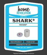 Shark XFF500 NV500 Rotator Pro Lift-Away Compatible Filter Quality Aftermarket. Home Revolution Brand Replacement N2