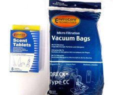 Oreck Vacuum Cleaner Bags To Fit Style 713 Or Type CC Upright Models 8 Bags N4