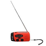 The Friendly Swede Emergency Solar Dynamo Hand Crank Radio, Smart Phone Charger and Flashlight with AM/FM/NOAA... N6