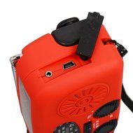 The Friendly Swede Emergency Solar Dynamo Hand Crank Radio, Smart Phone Charger and Flashlight with AM/FM/NOAA... N7