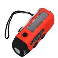 The Friendly Swede Emergency Solar Dynamo Hand Crank Radio, Smart Phone Charger and Flashlight with AM/FM/NOAA... N8