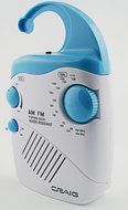 Craig Am/Fm Splash Proof Shower Radio