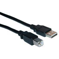 NiceTQ USB2.0 A Male to B Male Cable Cord for Audio Technica AT-LP60USB Fully Automatic Belt Driven Turntable N2
