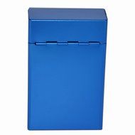 Bleiou 2pcs/lot Cigarette Case Aluminum Metal Cigar Cigarette Box Holder Tobacco Storage Case Pouch 20pcs Cigarettes... N7