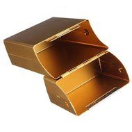 Bleiou 2pcs/lot Cigarette Case Aluminum Metal Cigar Cigarette Box Holder Tobacco Storage Case Pouch 20pcs Cigarettes... N11