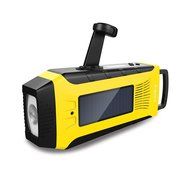 Esky ES-CR03 Mulit-Pupose Emergency Solar Hand Crank AM/ FM/ NOAA Weather Radio, 3 W LED Flashlight, 2000 mAh... N2