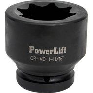 PowerLift 8 Point Air Impact Socket - 1 Inch DR x 1-3/16 Inches by PowerLift