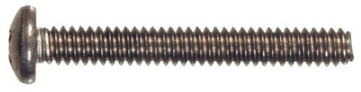 The Hillman Group The Hillman Group 3711 0-80 x 3/8 In. Stainless Steel Pan Head Phillips Machine Screw (50-Pack...