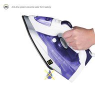 ZZ ES23311-P Advantage Steam Iron Motion-Activated 1400-Watt Auto-Off, Purple N3