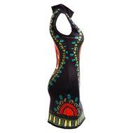 Women Dress,Haoricu Women Sexy Sleeveless Fashion African Print Casual Print Dress N15