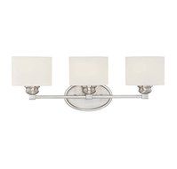 Savoy House 8-890-3-SN Kane 3-Light Bath Bar Fixture by Savoy House