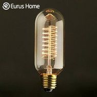 Eurus Vintage Antique Spiral Filament Bulb 40w, Edison Style T14 (1 Pack)