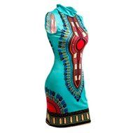 Women Dress,Haoricu Women Sexy Sleeveless Fashion African Print Casual Print Dress N24