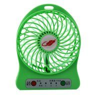 Rasse&reg; FB96 4-inch Portable USB Fan with 2200MAH Rechargeable Battery and Flashlight, for Traveling,Fishing,Camping... N13
